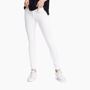 Rag and Bone Cate Mid-rise Skinny White Jeans size 25